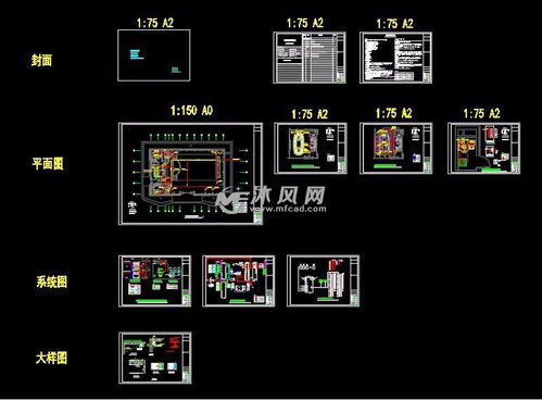 某展示中心弱電設(shè)備安裝大樣圖cad